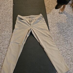 Beige Casual Pants
